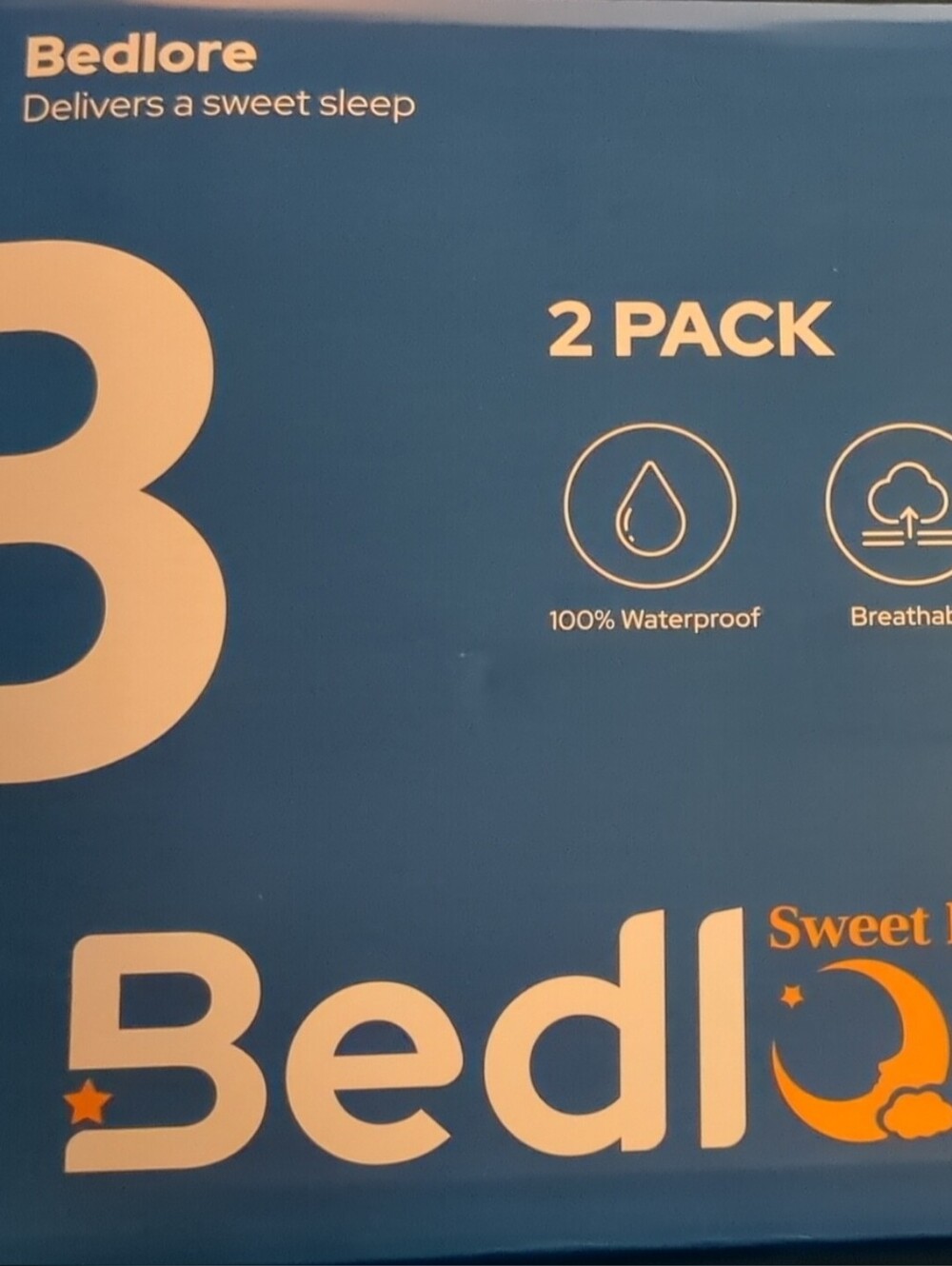 Bedlore Sweet Dream Mattress Protector 2-Pack - Grey